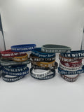 5 pc wrist band set. Spiritual wrist bands.